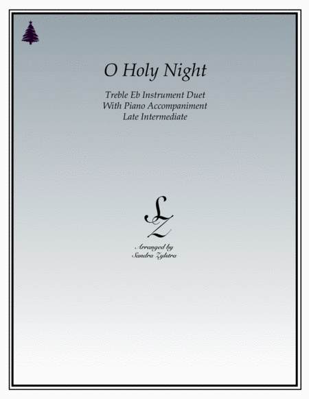 O Holy Night (treble Eb instrument duet) image number null