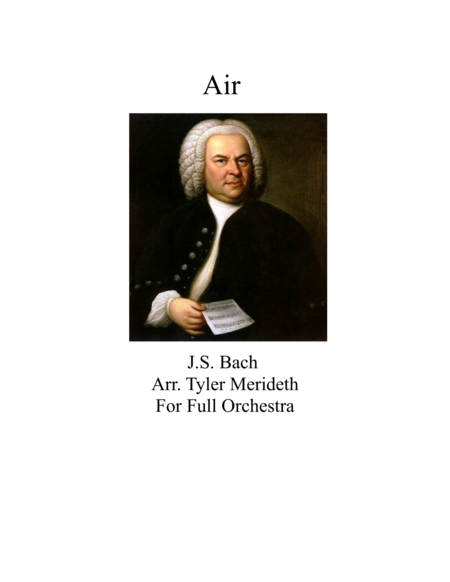 Air from Second Movement of Orchestral Suite No. 3 BWV 1068 image number null