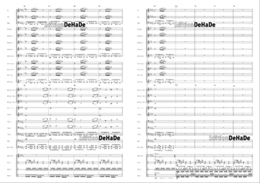 Carnaval de Paris Concert Band scores gallery preview page 8