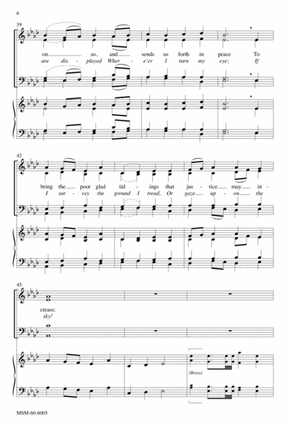 Go Forth and Preach the Gospel I Sing the Mighty Power of God (Downloadable Choral Score)