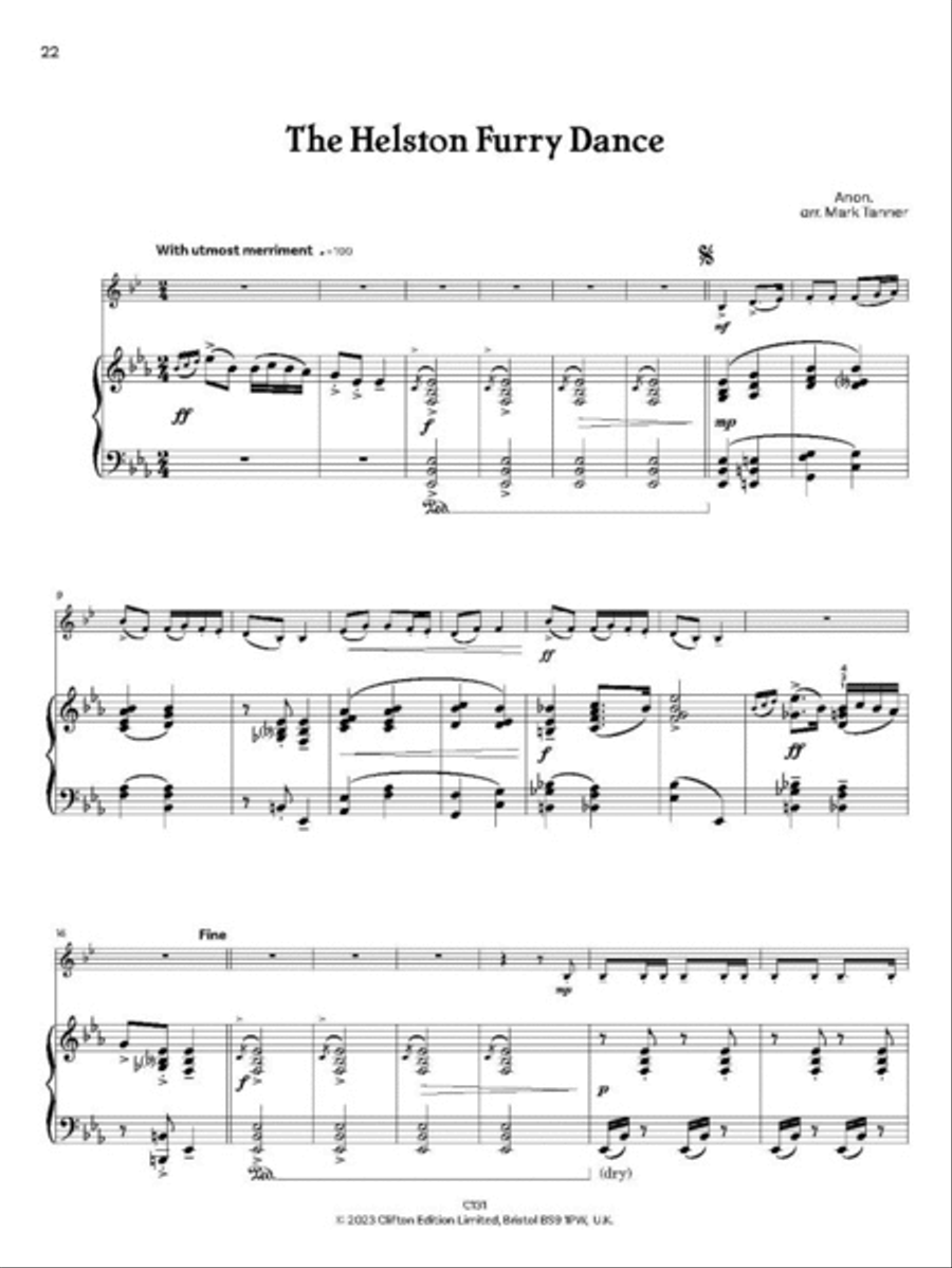 Cornish Pastiche Piano Accompaniment scores gallery preview page 4