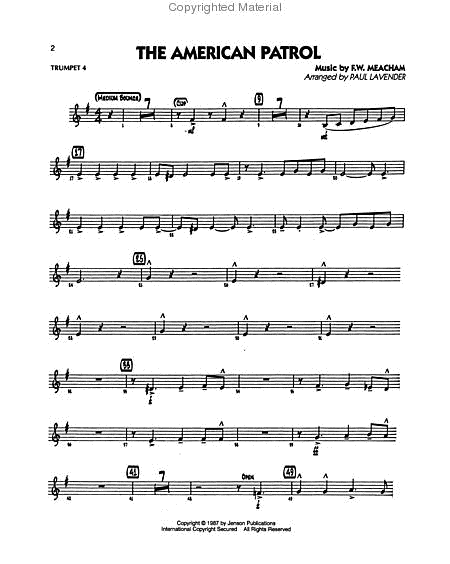 Swing Classics for Jazz Ensemble – Trumpet 4