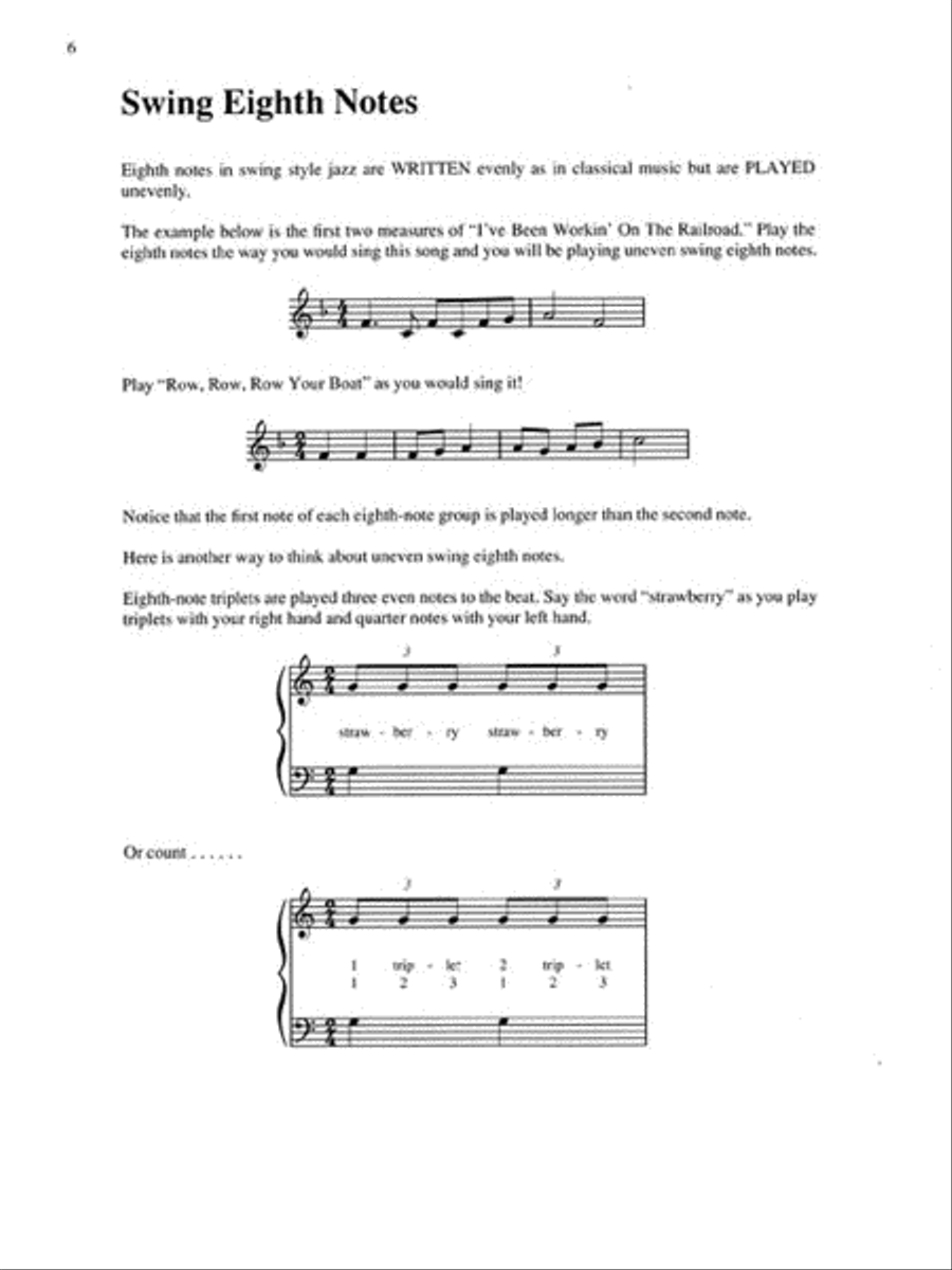 Think Jazz! Piano Method scores gallery preview page 4