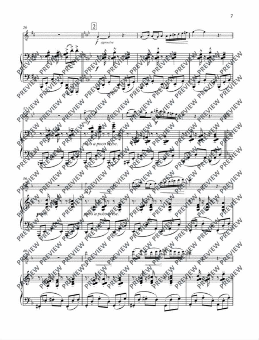 Portraits Portraits Flute Solo scores gallery preview page 8
