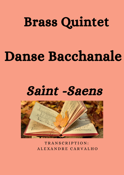 Danse Bacchanale Saint -Saens for Brass Quintet image number null