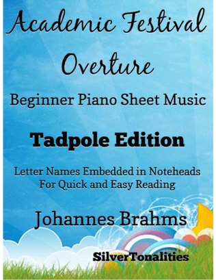 Academic Festival Overture Beginner Piano Sheet Music 2nd Edition