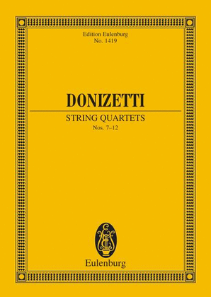 Book cover for String Quartets No. 7-12