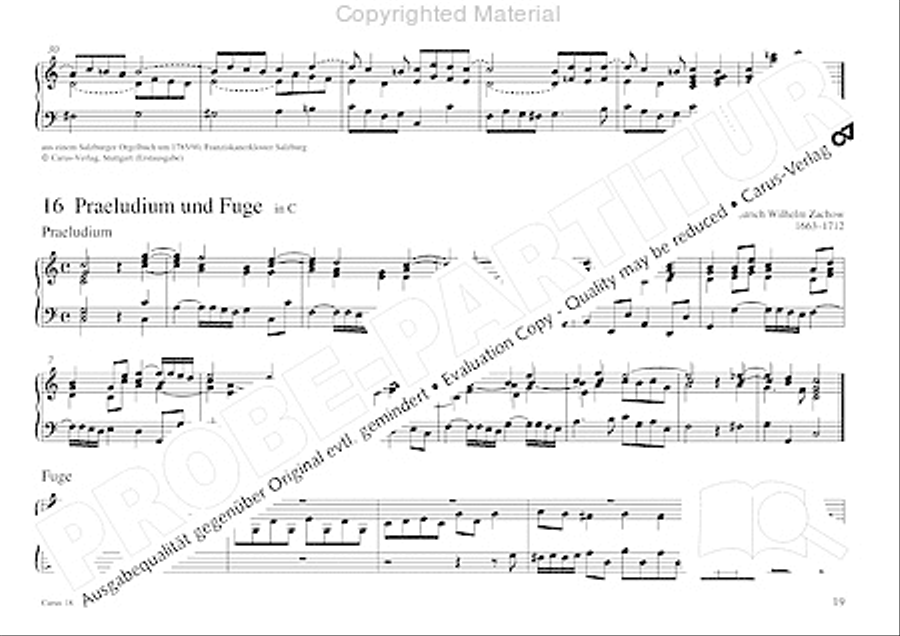 Organo pleno. Orgelstucke zum Ein- und Auszug Organ Solo scores gallery preview page 27