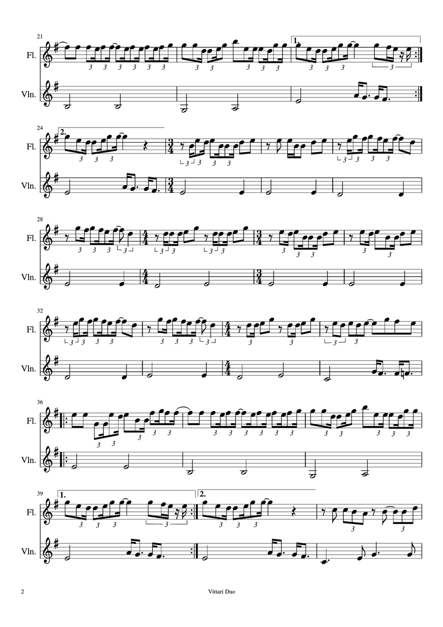 Take Me To Church Flute scores gallery preview page 2