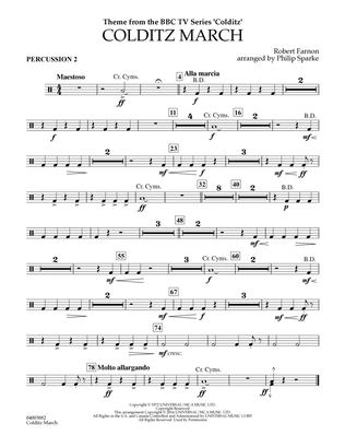 Colditz March (arr. Philip Sparke) - Percussion 2
