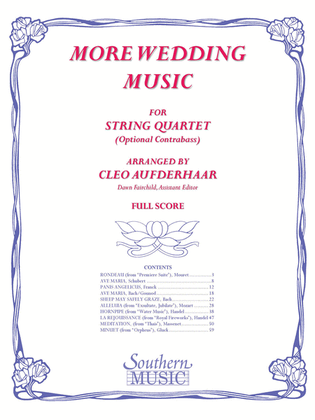 Book cover for More Wedding Music