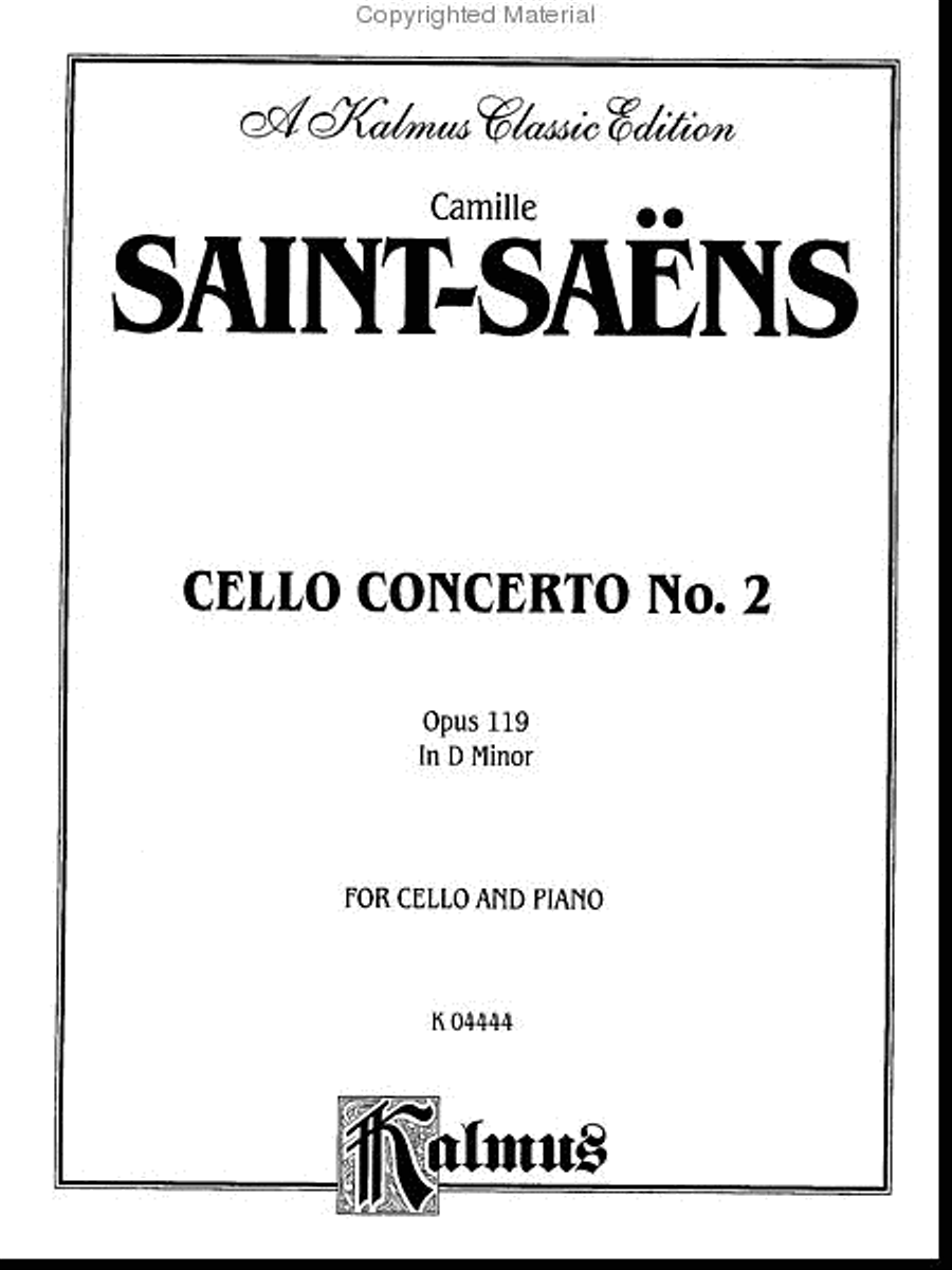 Cello Concerto #2 Small Ensemble scores gallery preview page 2