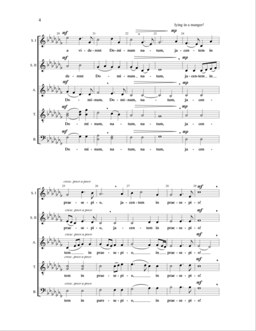O Magnum Mysterium O Magnum Mysterium SSATB scores gallery preview page 3