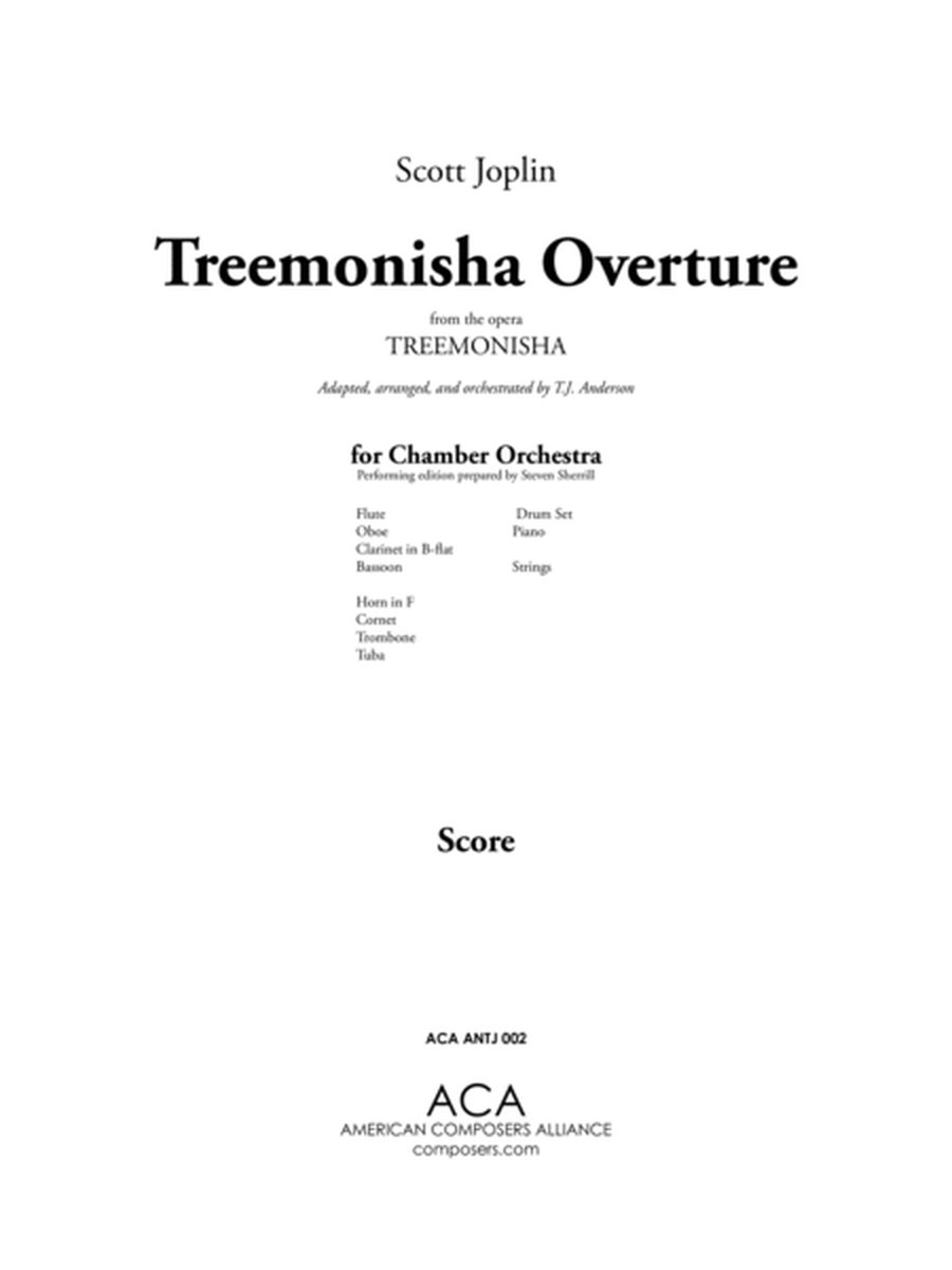 [Anderson-Joplin] Treemonisha Overture score - Score Only