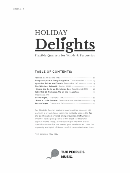 Holiday Delights (Horn in F)