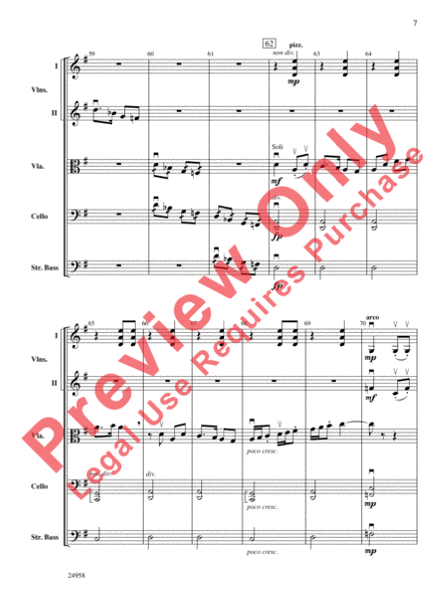Dreams of a Midsummer Night String Orchestra scores gallery preview page 8