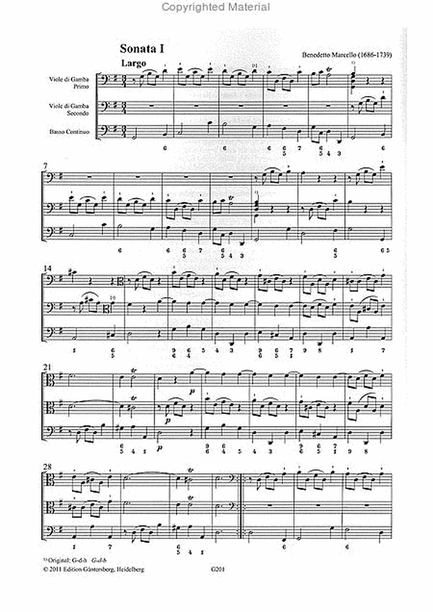 VI Sonata a tre, Nr. 1-3