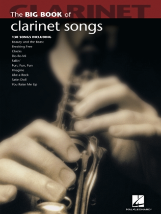 Book cover for Big Book of Clarinet Songs