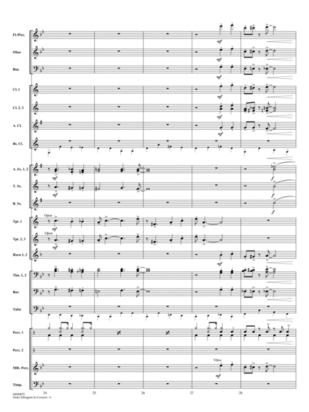 Duke Ellington in Concert - Full Score