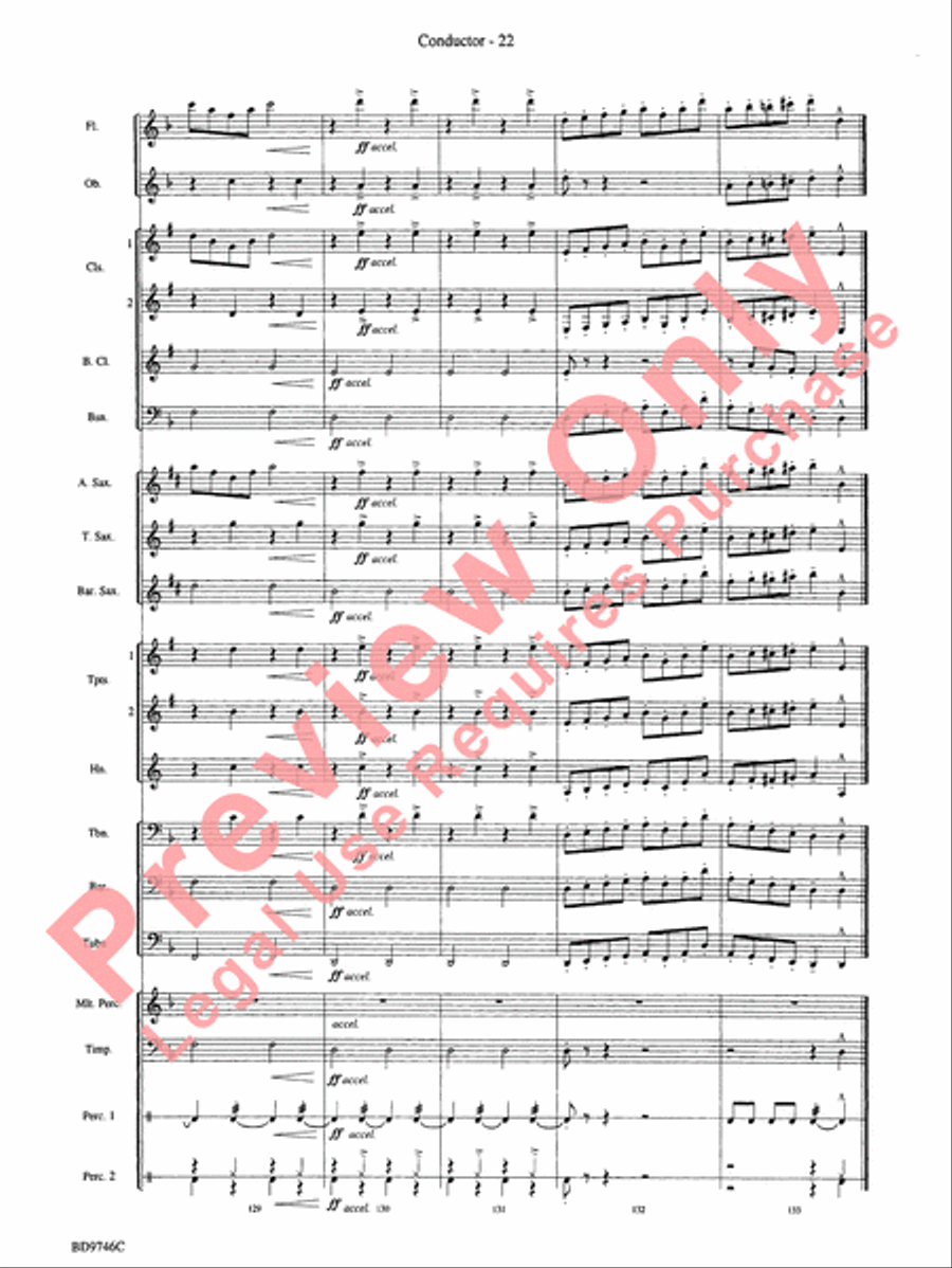 Peer Gynt Suite Concert Band scores gallery preview page 24