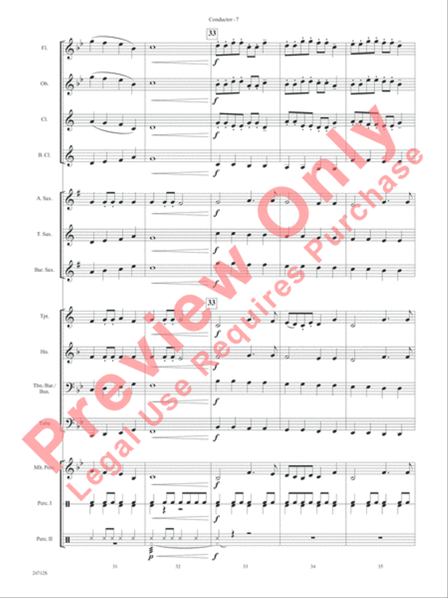 Chrysalis Concert Band scores gallery preview page 10