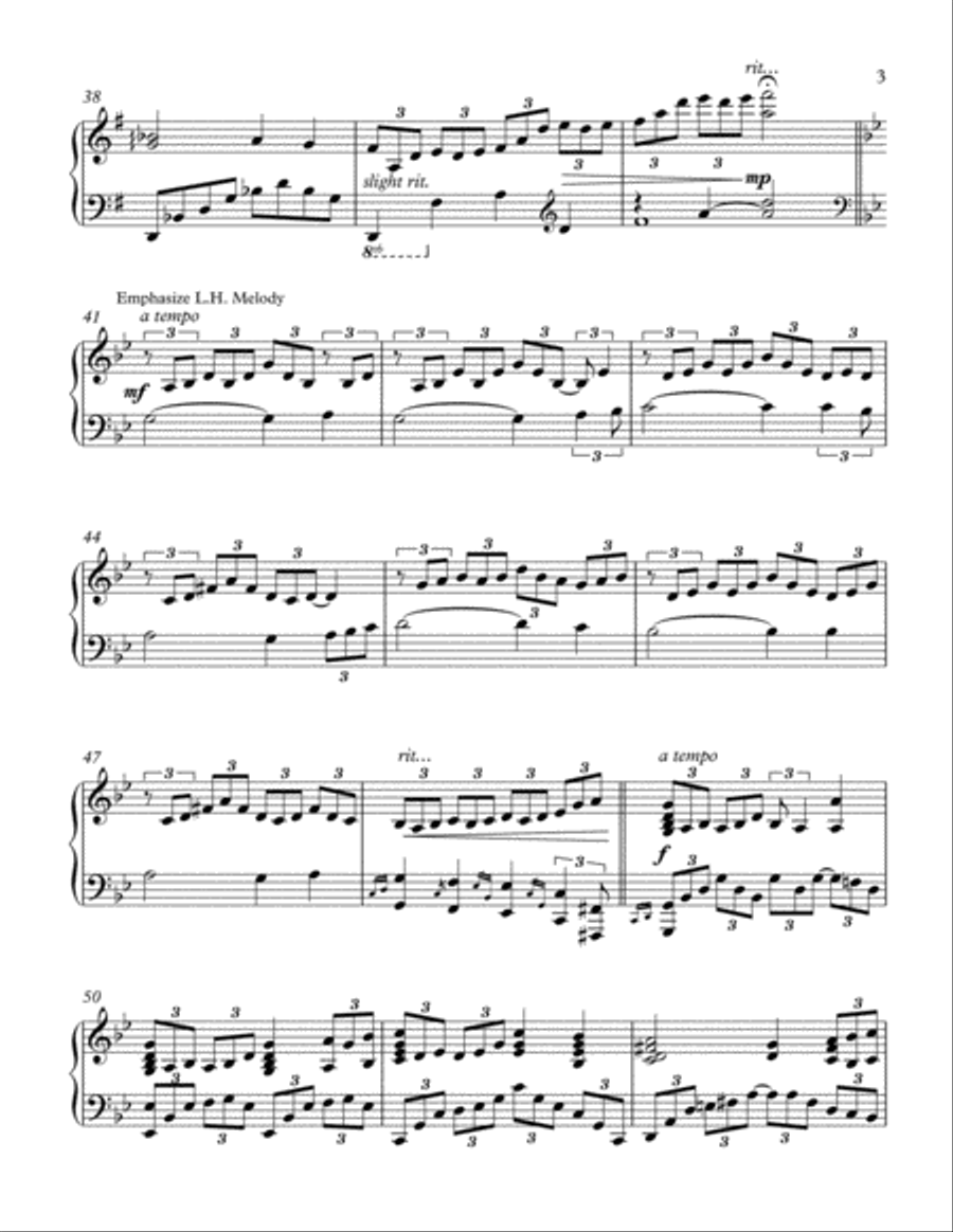 Our Great Savior Piano Solo scores gallery preview page 3