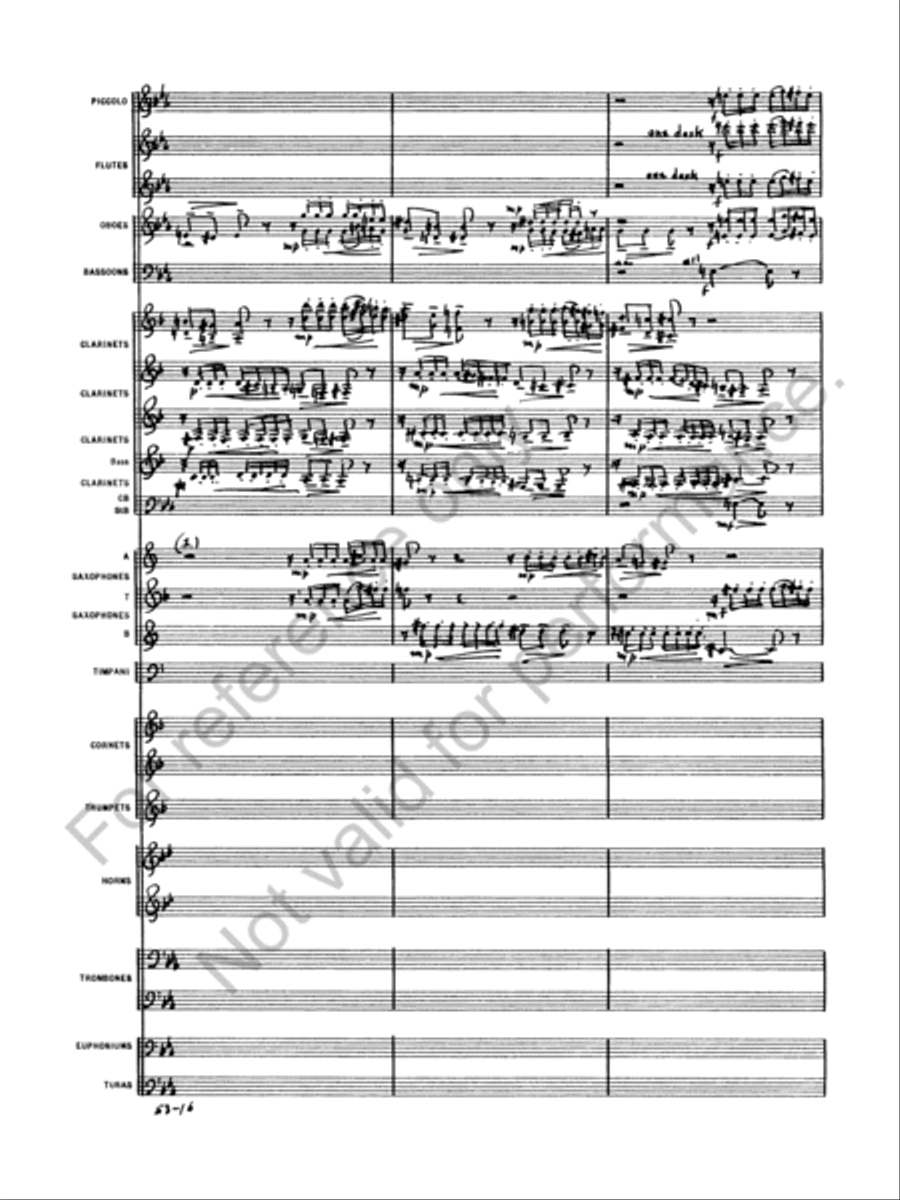 Symphony No. 6 Concert Band scores gallery preview page 18