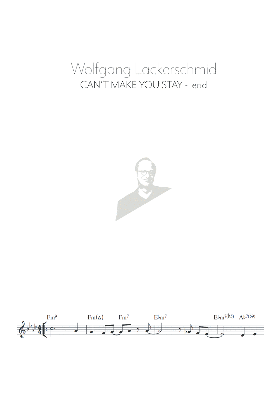 Can't make you stay Can't make you stay Jazz Ensemble scores gallery preview page 1