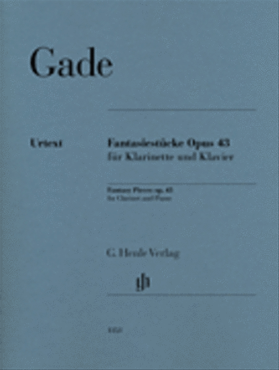 Fantasy Pieces Op. 43 Clarinet Solo scores gallery preview page 1
