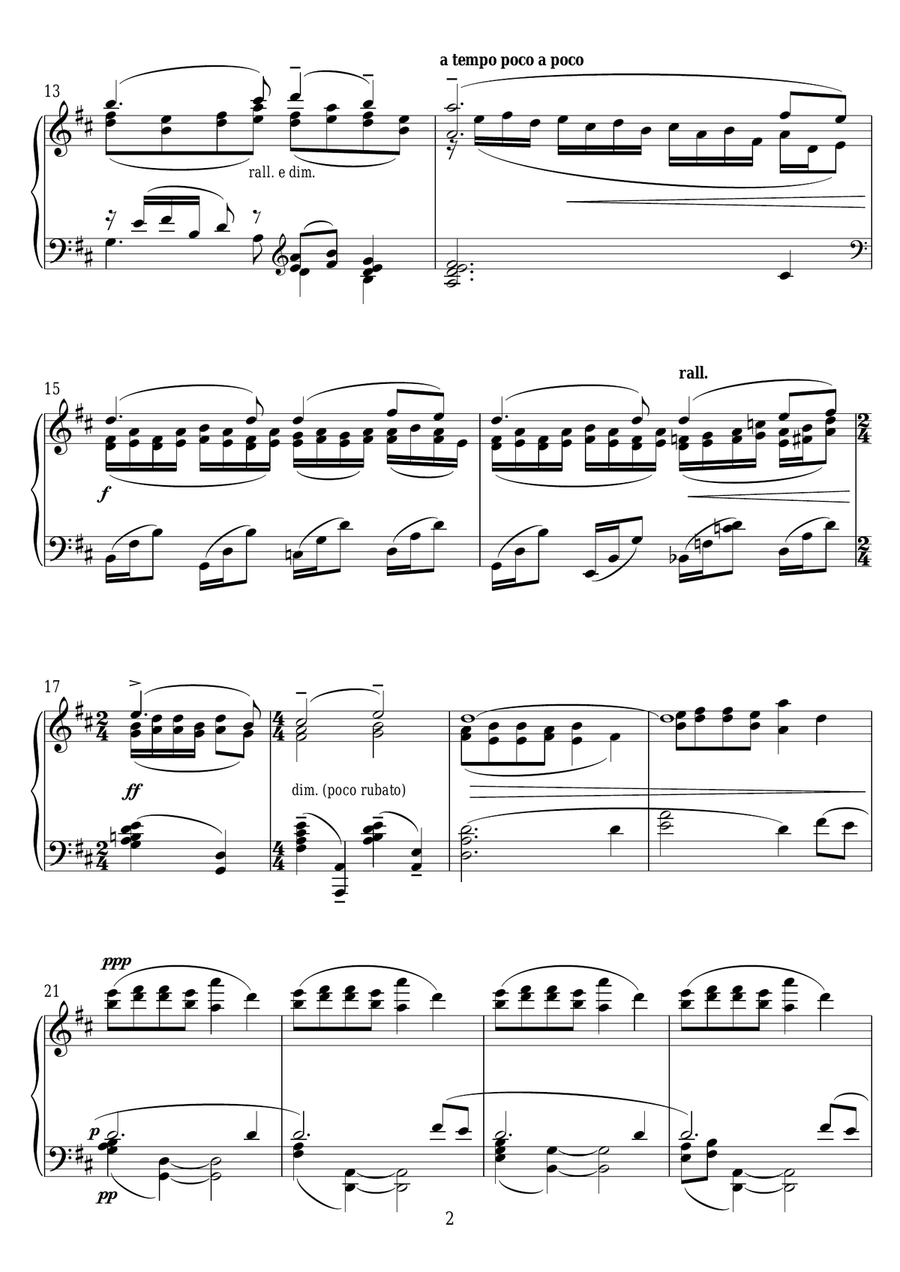 The Moon Represents My Heart Piano Solo scores gallery preview page 2