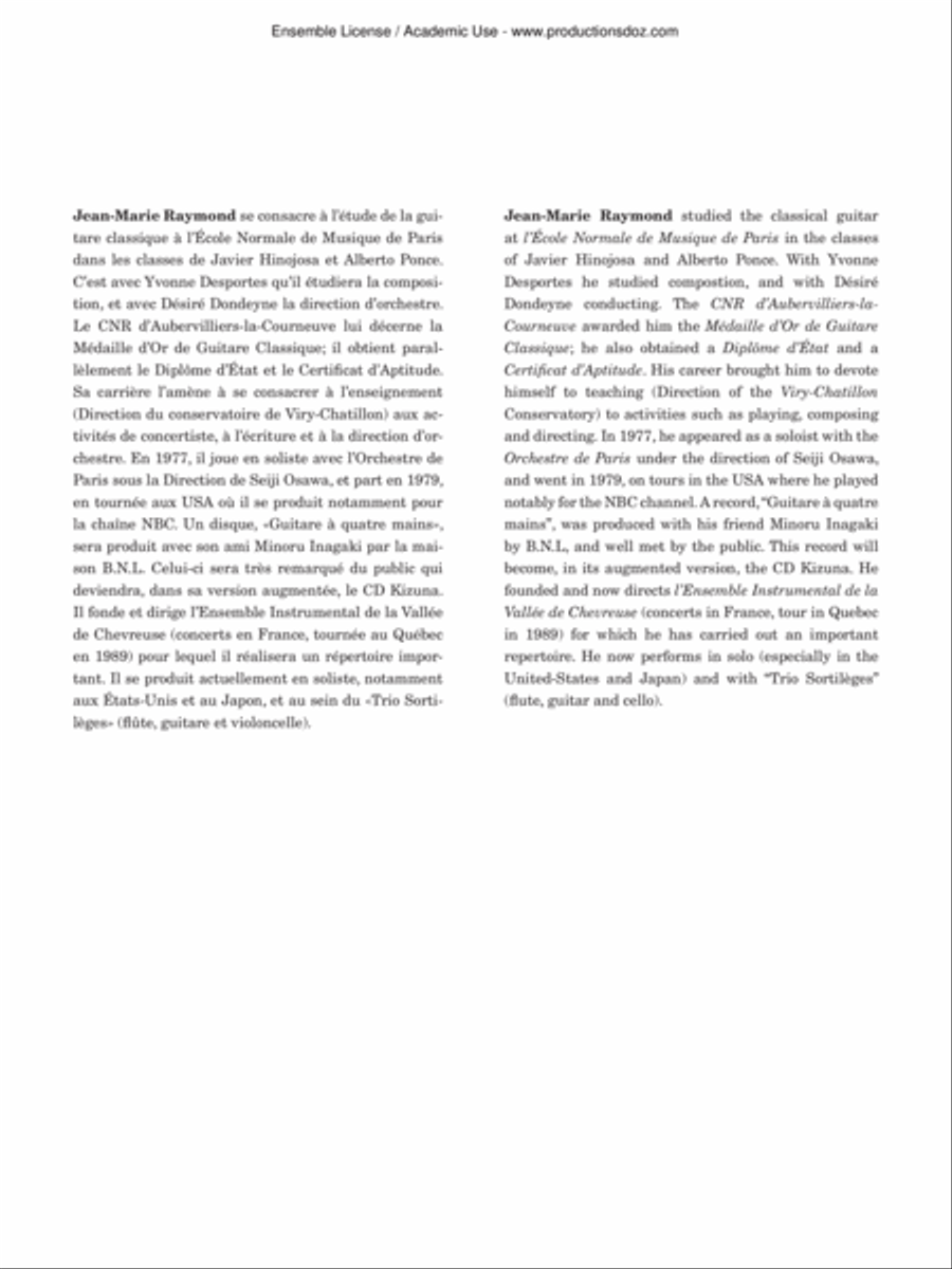 Just to Say Thank You Classical Guitar scores gallery preview page 2