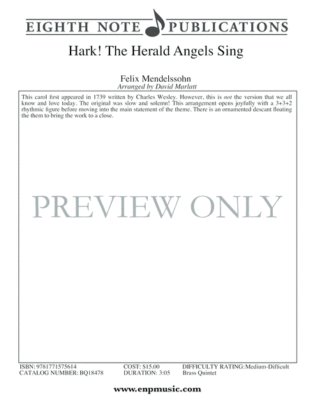 Hark! The Herald Angels Sing image number null