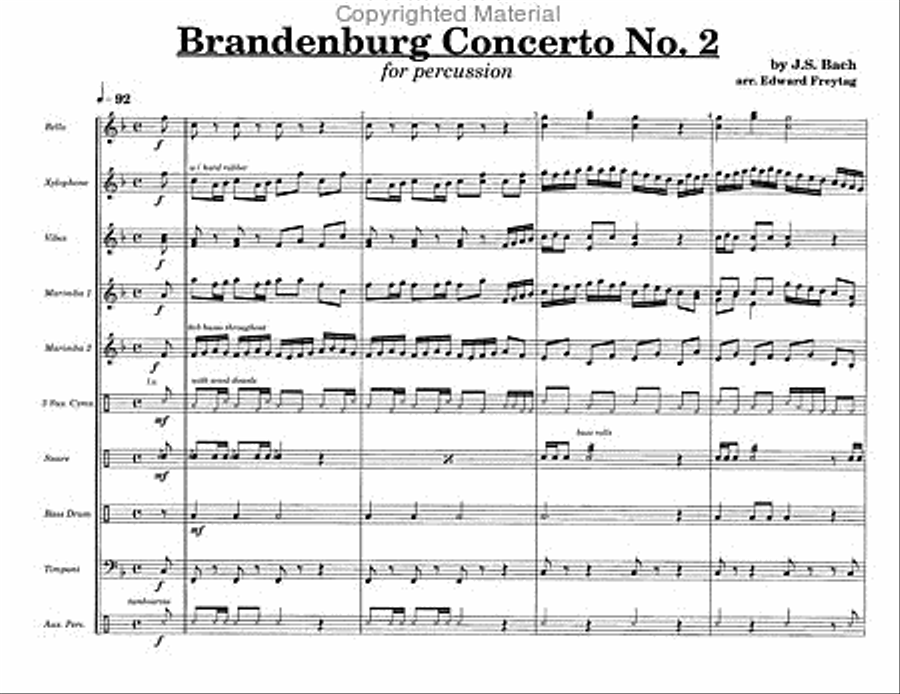 Brandenburg Concerto No. 2 image number null