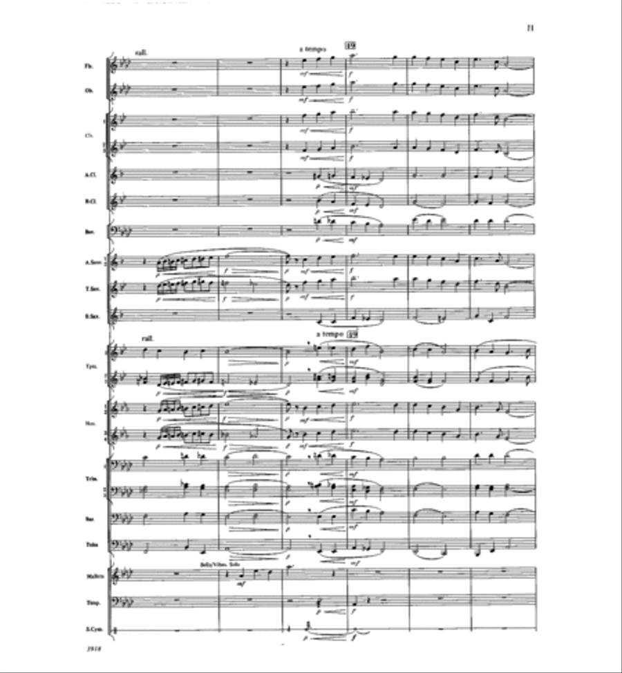 Danny Boy Concert Band scores gallery preview page 10