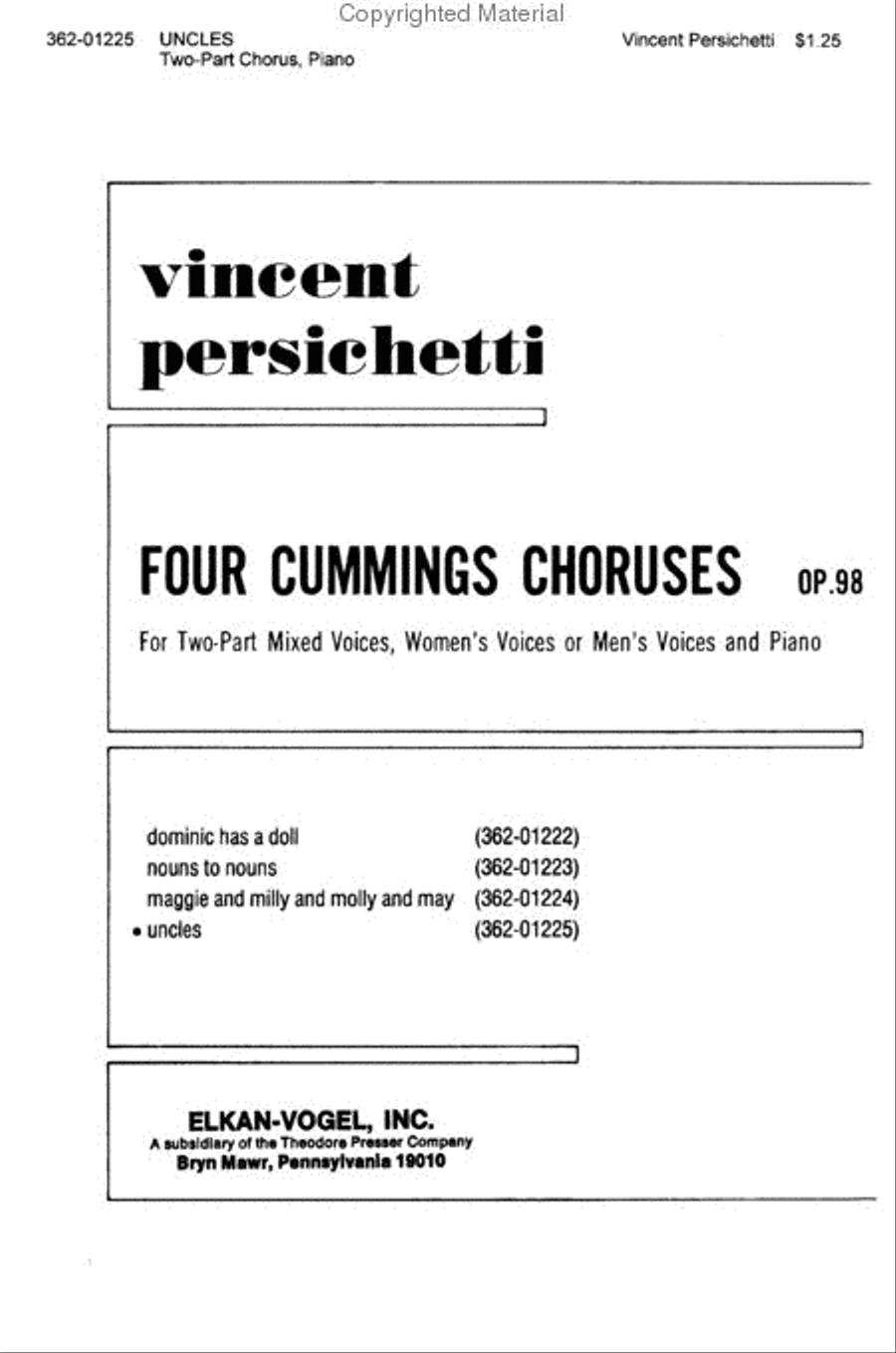 Uncles 2-Part scores gallery preview page 2