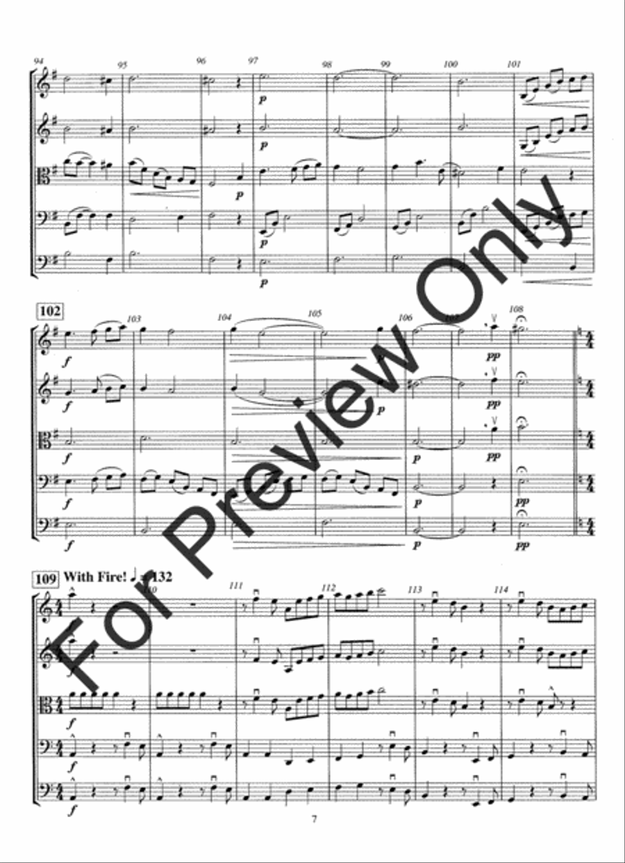 Riding the Dragon's Back (Score) String Orchestra scores gallery preview page 10