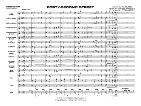 Forty-Second Street: Score