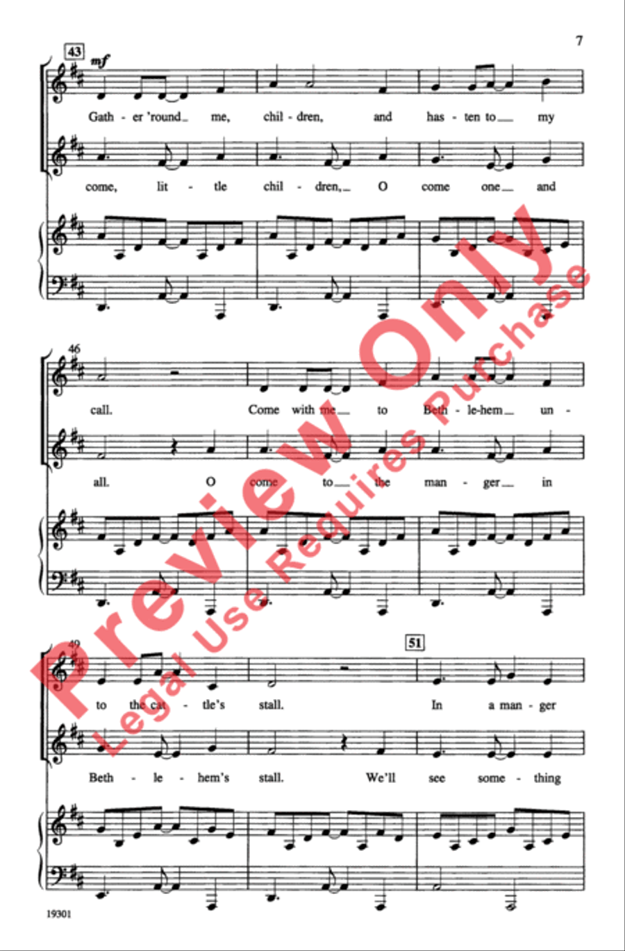 Christmas Lullaby Calypso - 2-Part 2-Part scores gallery preview page 7