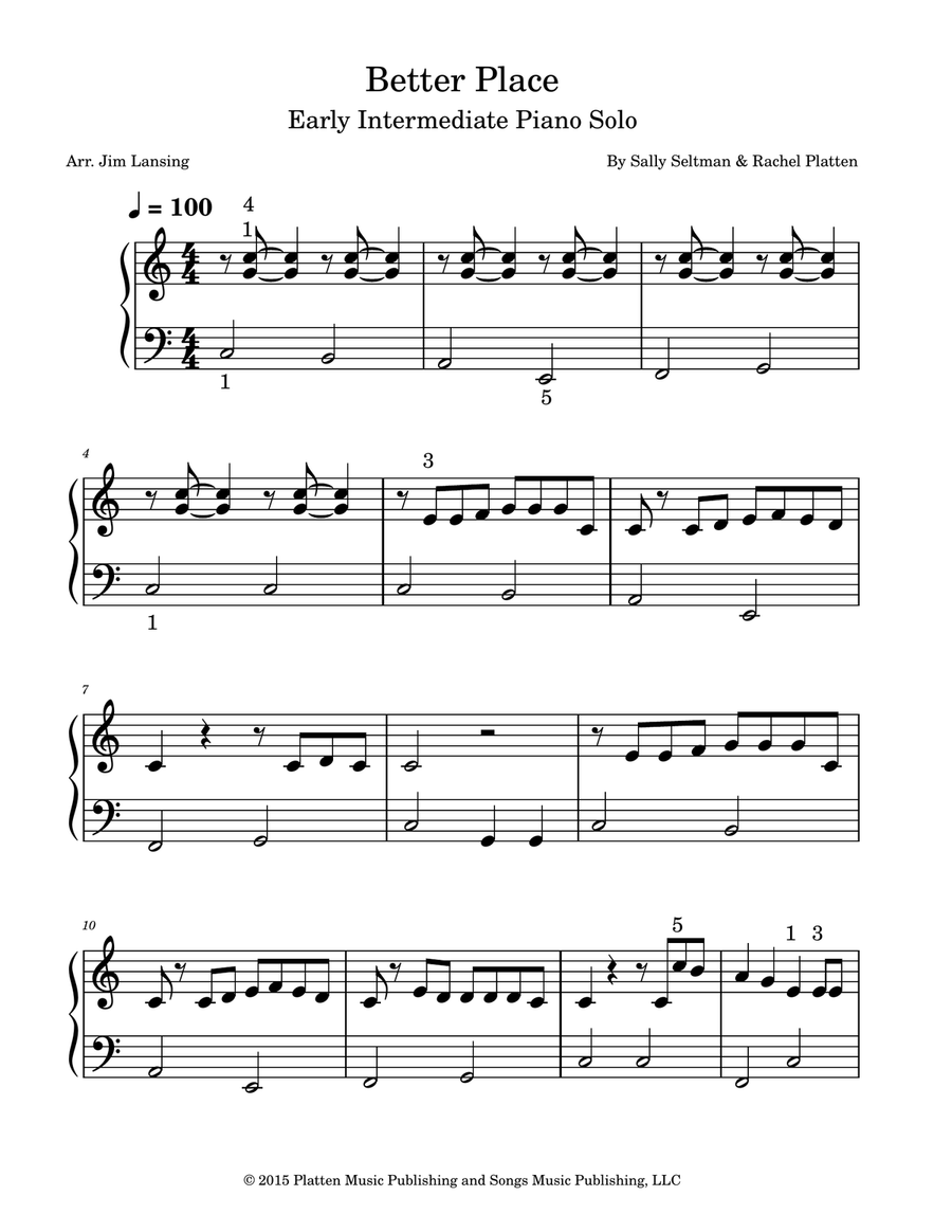Better Place Piano Method scores gallery preview page 2