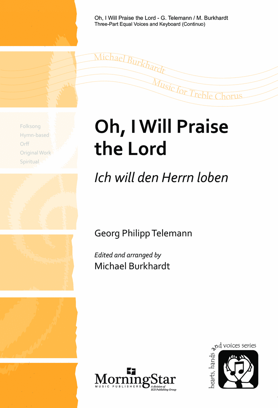 Oh, I Will Praise the Lord/ Ich will den Herrn loben SSA scores gallery preview page 1