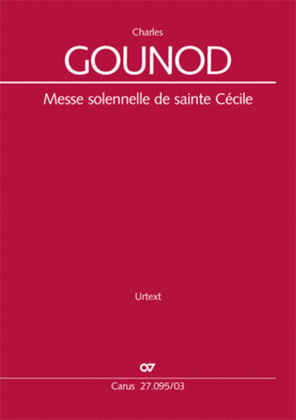 Book cover for Messe solennelle de sainte Cecile