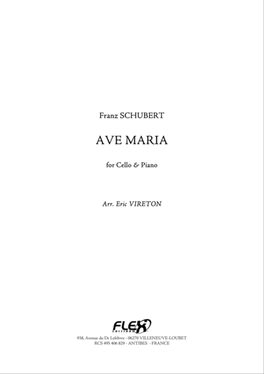 Ave Maria Ave Maria Piano scores gallery preview page 1