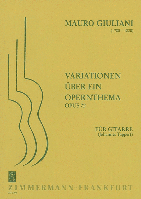 Variations on an Opera Theme Op. 72