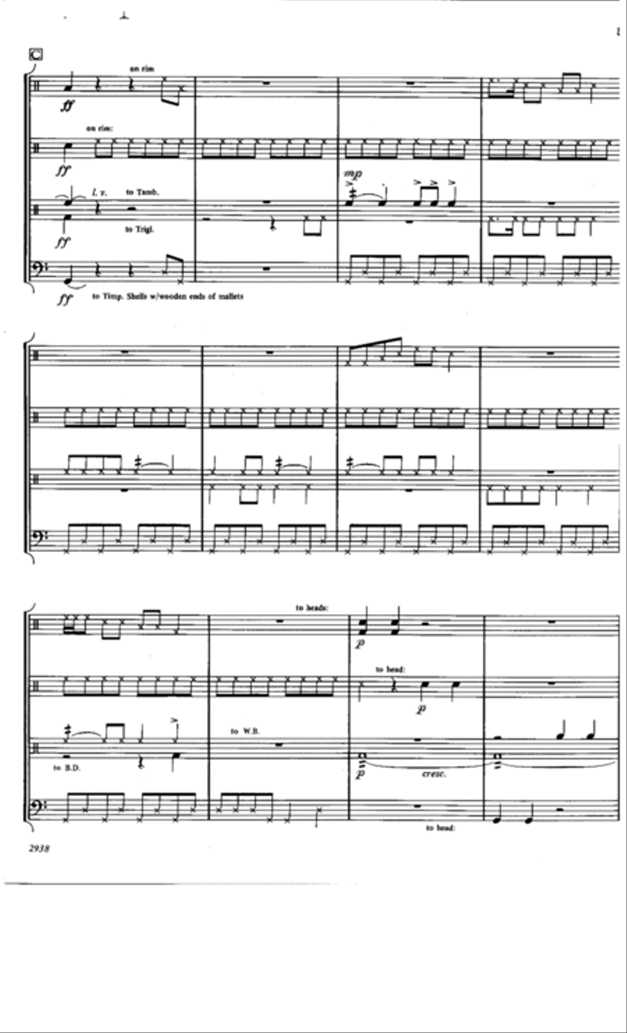 Encounter Percussion Ensemble scores gallery preview page 5