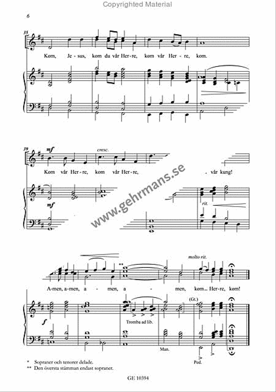 Adventsbudskap Adventsbudskap 4-Part scores gallery preview page 3