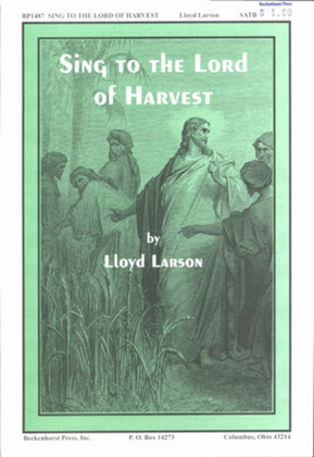 Book cover for Sing to the Lord of Harvest