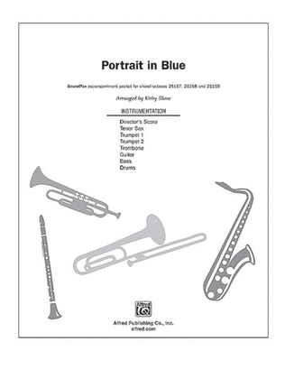 Book cover for Portrait in Blue
