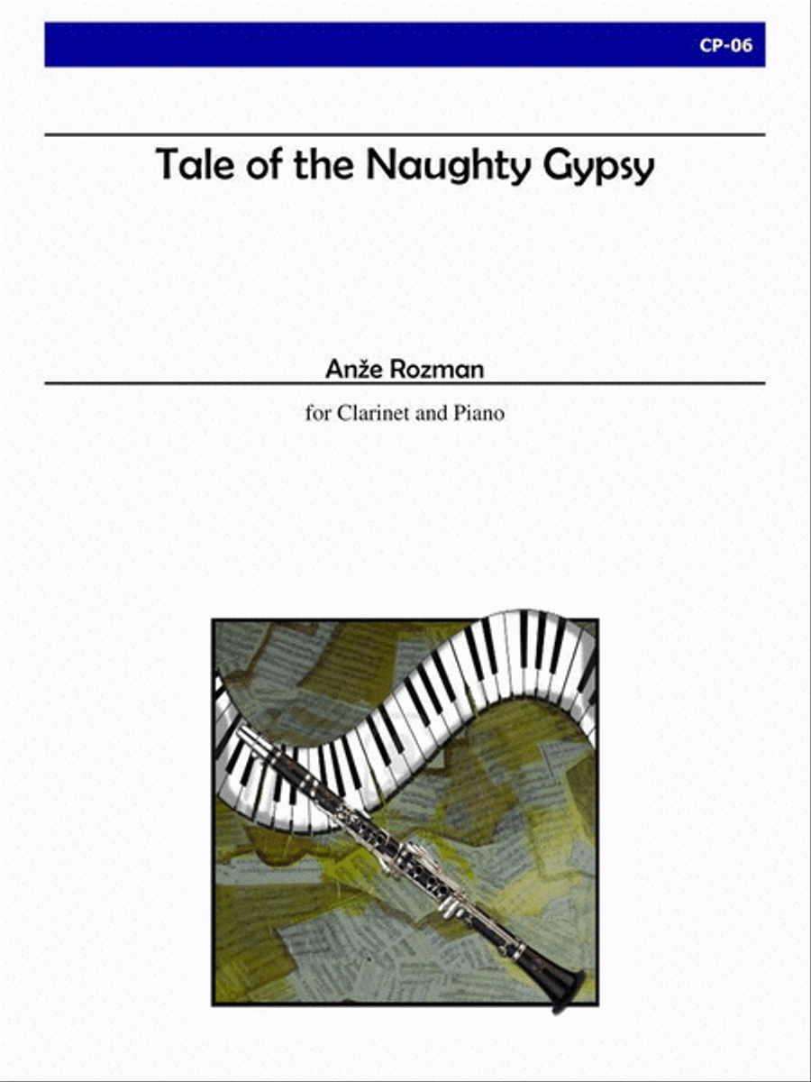 Tale of the Naughty Gypsy for Clarinet and Piano Clarinet Solo scores gallery preview page 1
