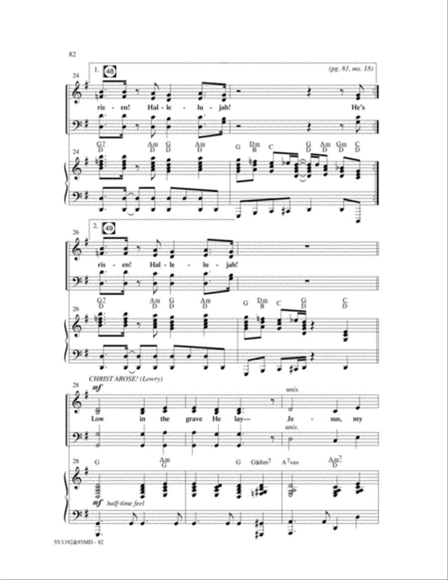 The Lamb 4-Part scores gallery preview page 53