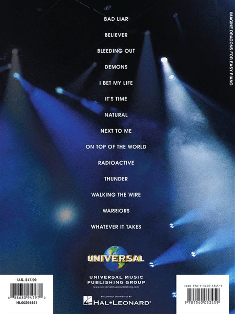 Imagine Dragons for Easy Piano Easy Piano scores gallery preview page 8